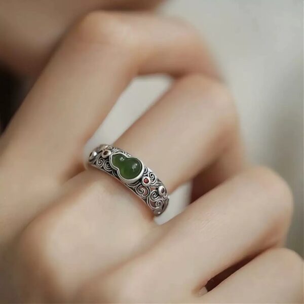Jade Cloud Blessing Ring